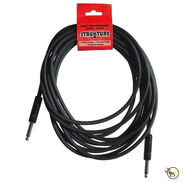 Pgik PGIK SC10PP 10 ft. Rubber Guitar Bass Instrument Cable - 6 mm SC10PP